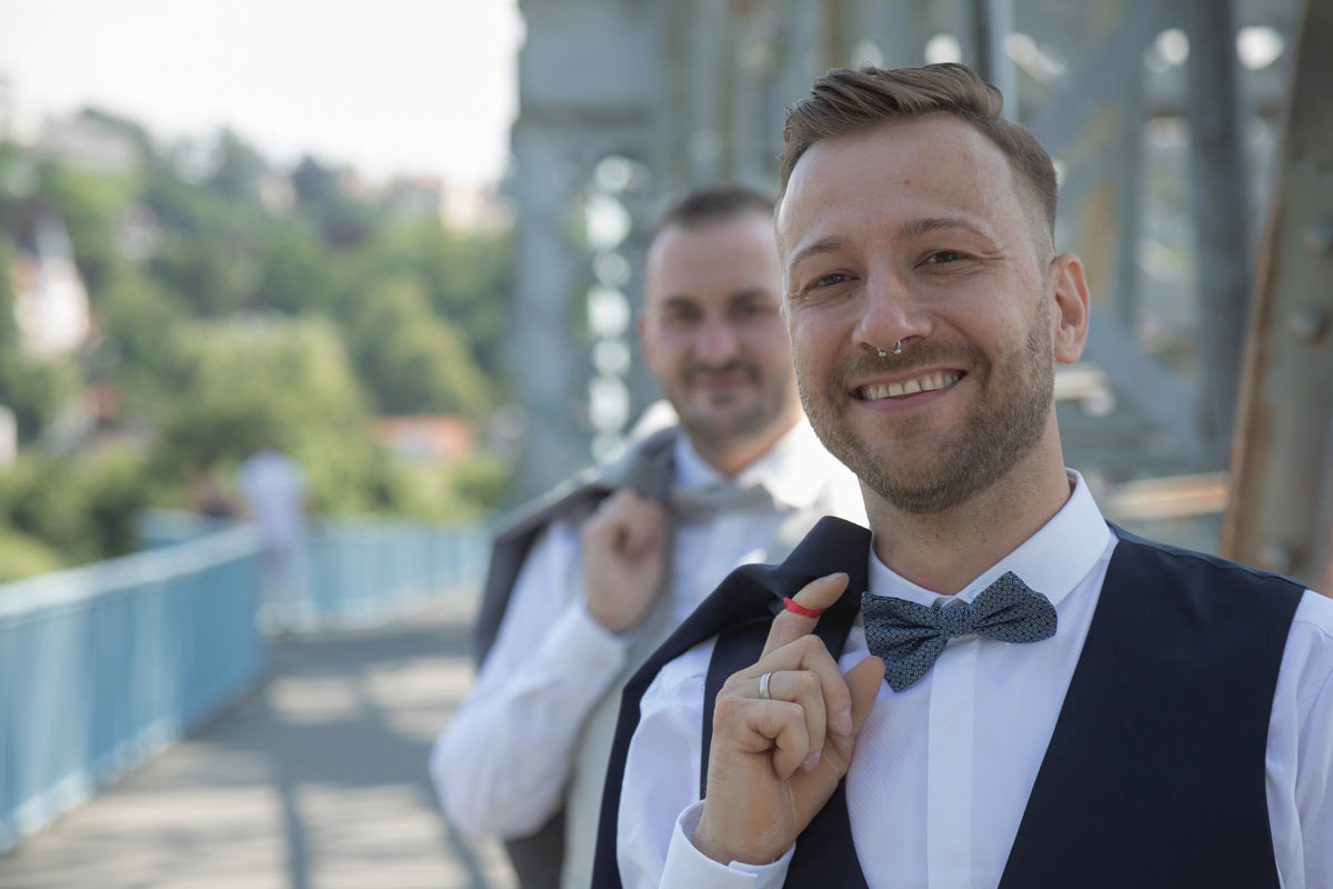 hochzeitsshooting in Dresden und den gleichgeschlechtlichen Paar